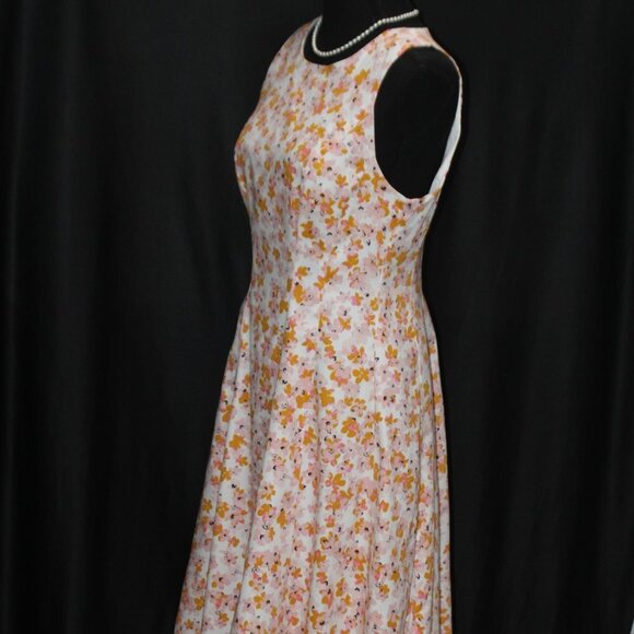 Liz Claiborne Sleeveless Floral A-line Sundress - Picture 5 of 16